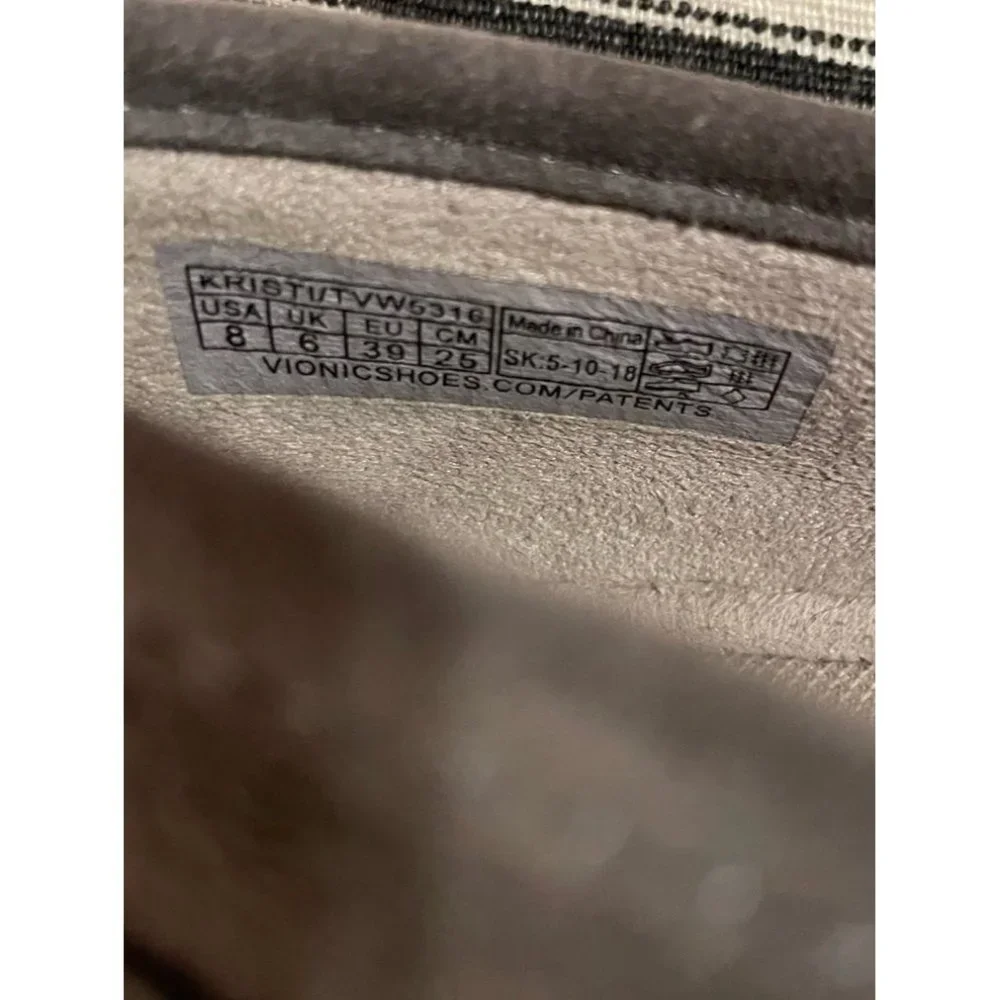 Vionic Women's Gray and Tan Sneakers - Picture 7 of 7